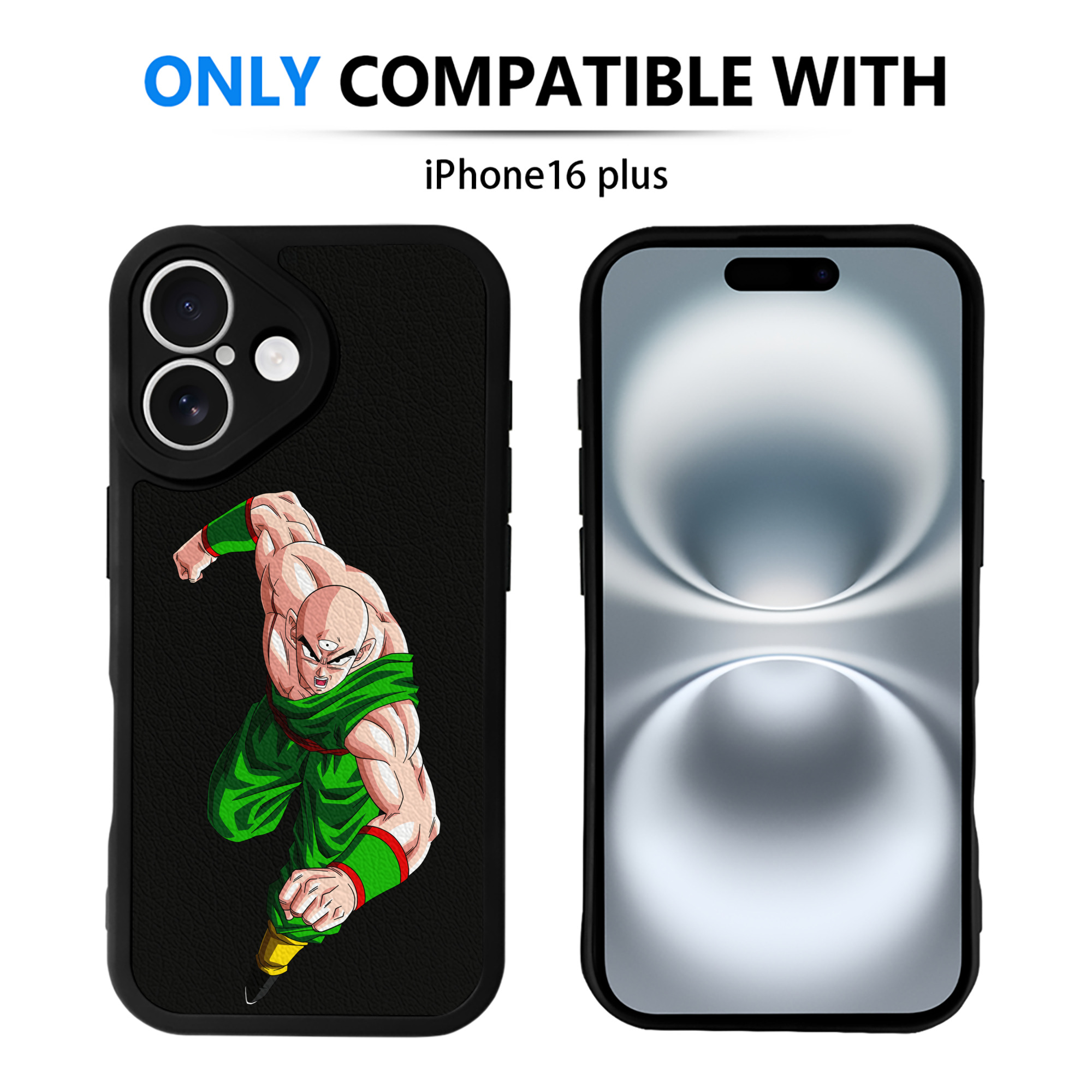 （画像用） ドラゴンボール DRAGON BALL 【iPhone 16シリーズ対応】シリコンスマホケース（レザー調） 材質：シリコン